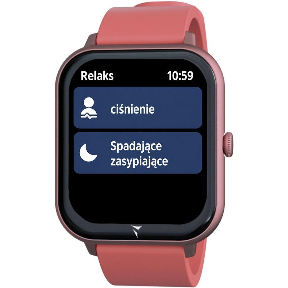 Smartwatch Techmade Glow Różowy zestaw z Torbą - miniatura 16