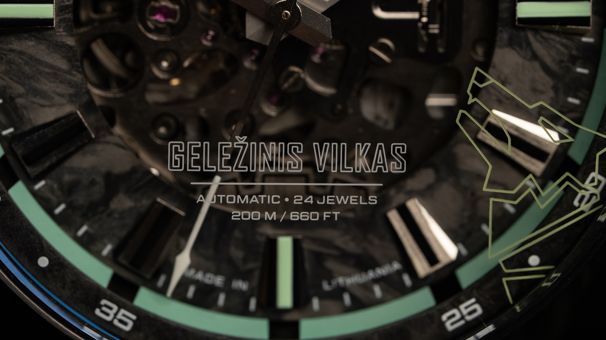 Zegarek Vostok Europe Space Race Gelezinis Vilkas Skeleton Automatic Limited Edition 2026 - miniatura 17