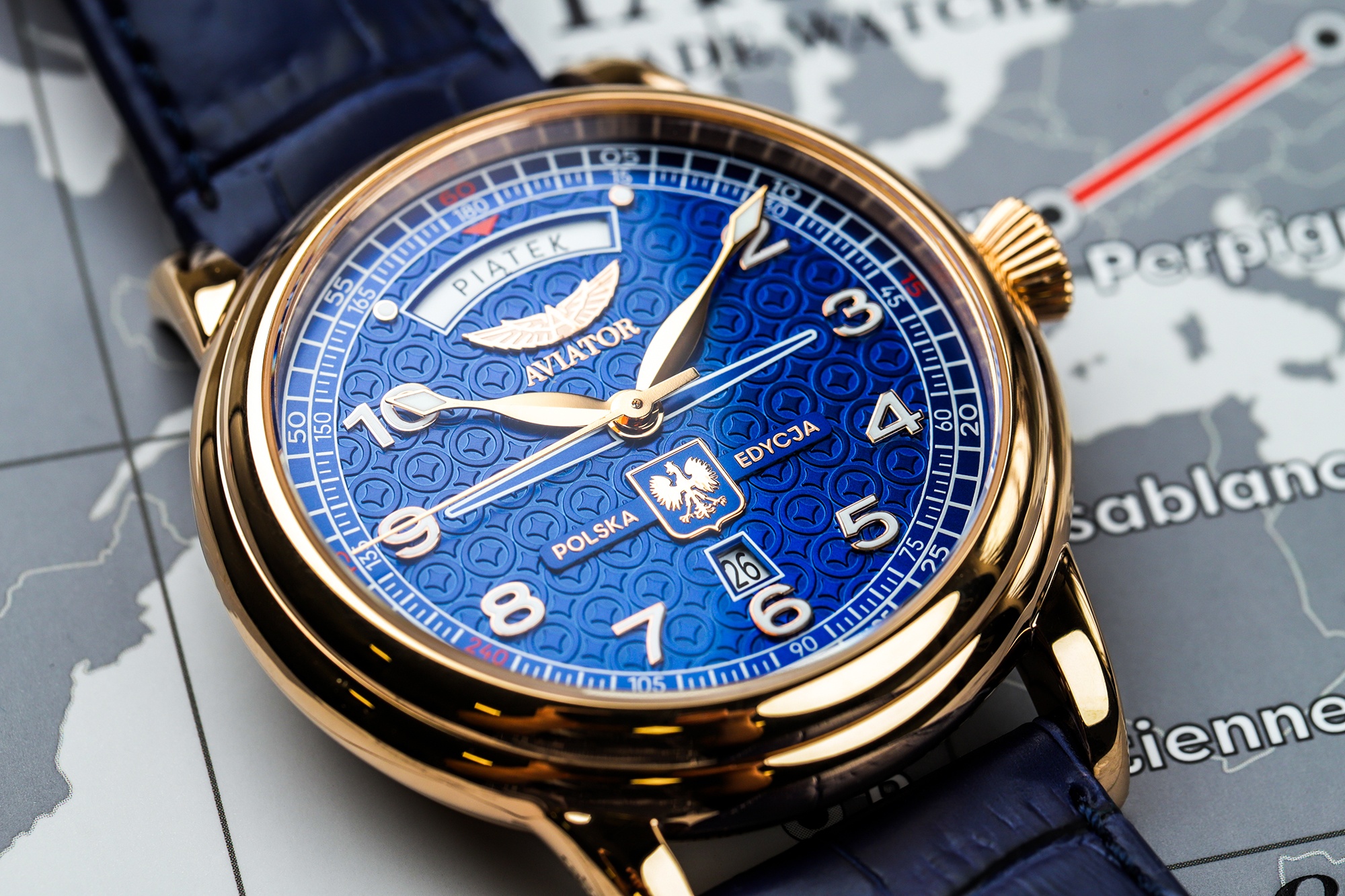 Zegarek Aviator Douglas Polish Edition Day-Date Stanisław Skarżyński 2026 męski