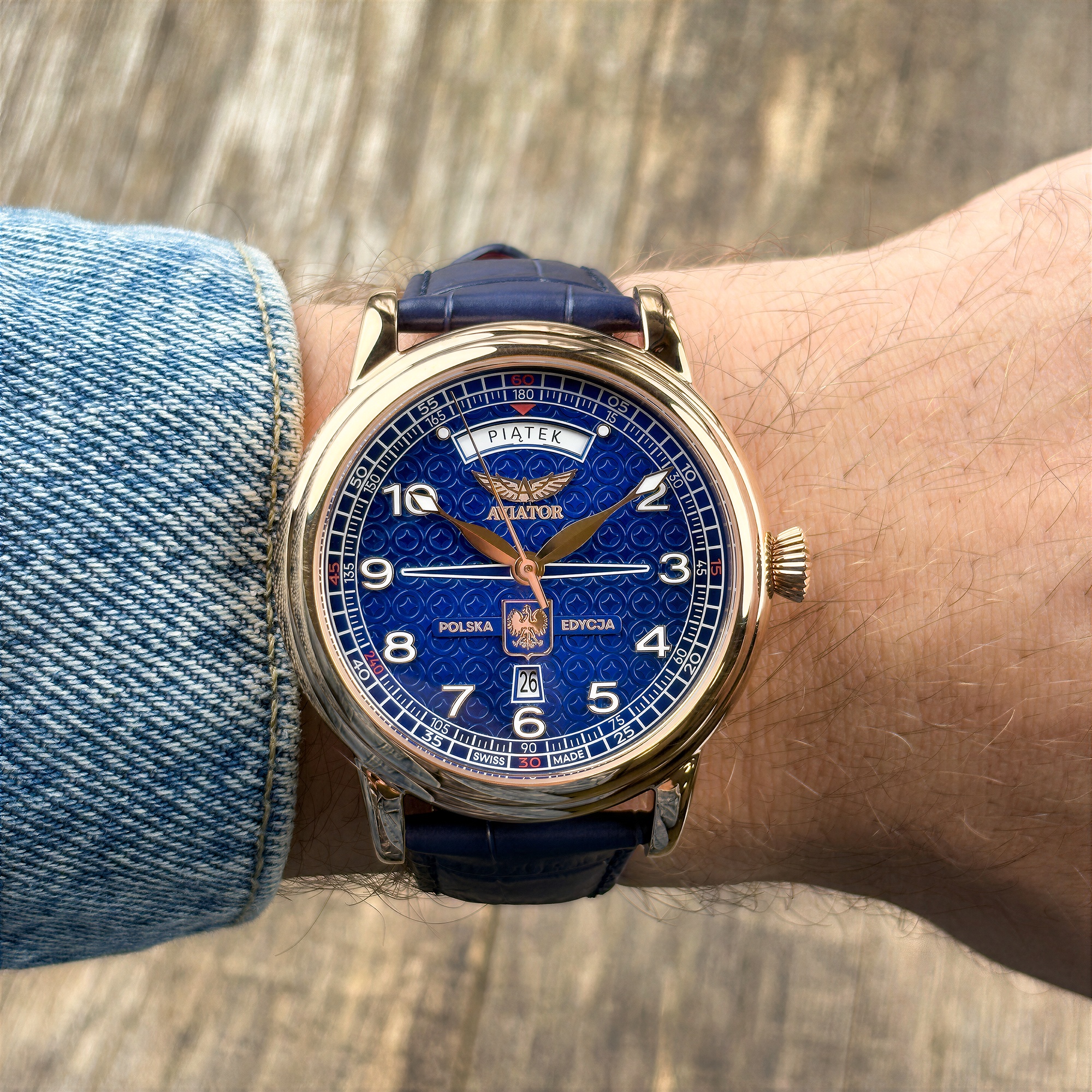 Zegarek Aviator Douglas Polish Edition Day-Date Stanisław Skarżyński 2026 męski