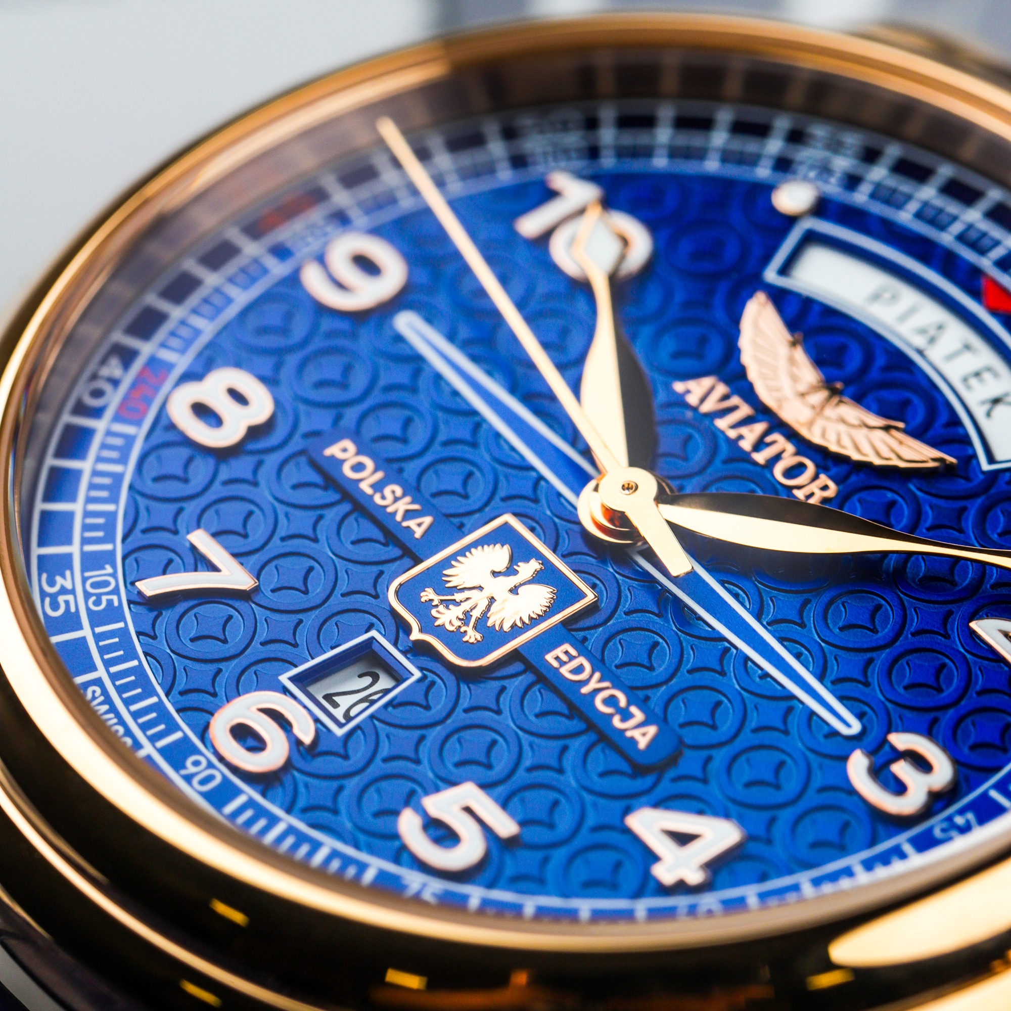 Zegarek Aviator Douglas Polish Edition Day-Date Stanisław Skarżyński 2026 męski
