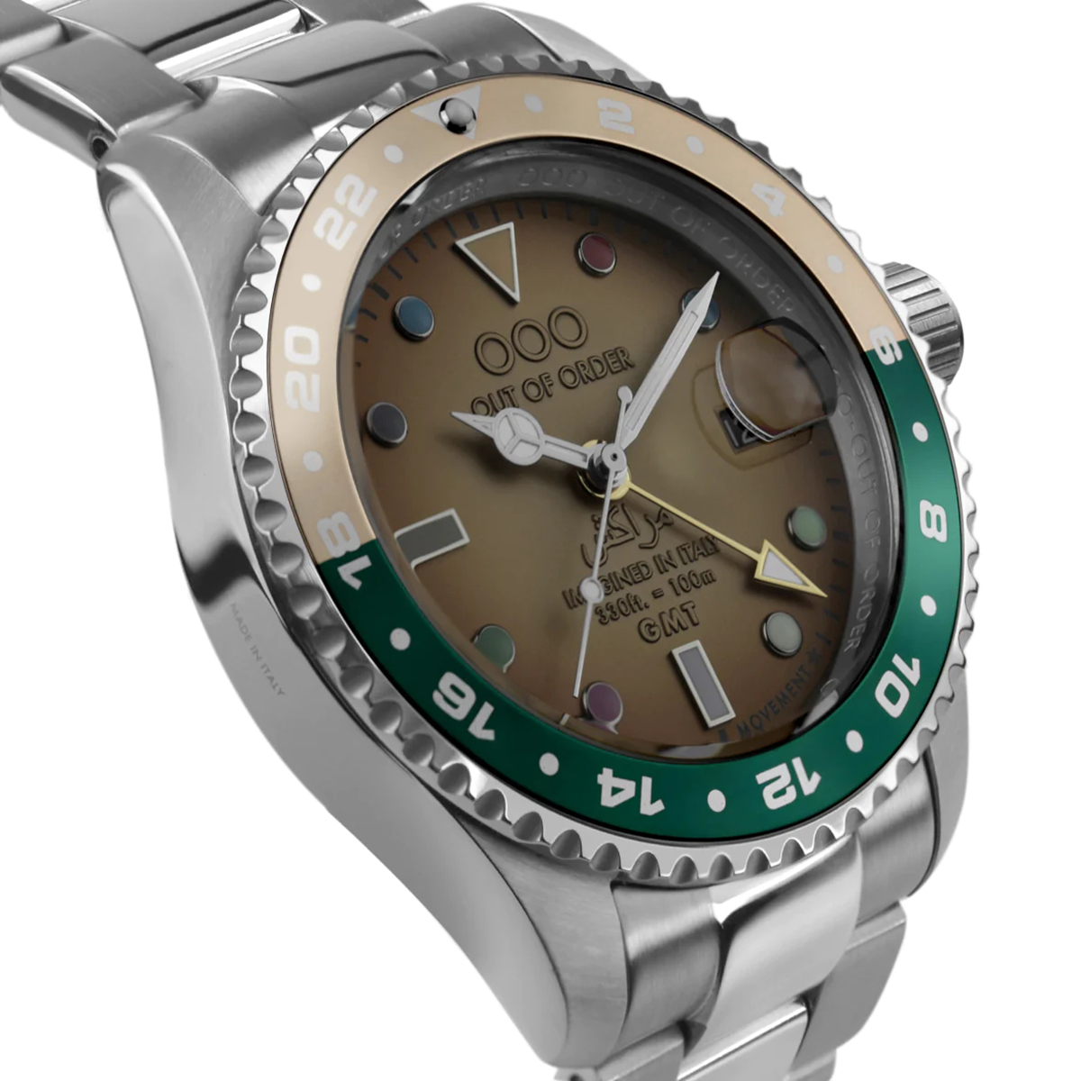 001-19MASS męski zegarek Swiss GMT bransoleta - miniatura 5