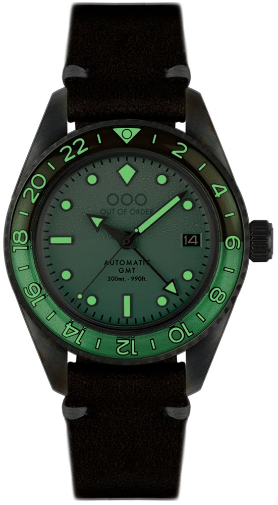 001-25AE Shaker Automatic GMT zegarek męski klasyczny szafirowe - miniatura 2