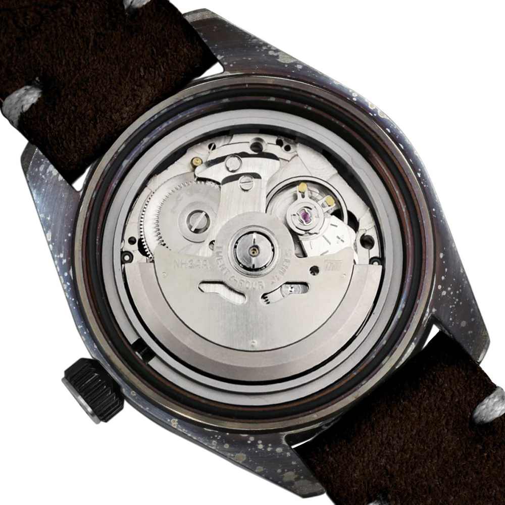 001-25AE zegarek męski klasyczny Shaker Automatic GMT pasek - miniatura 7