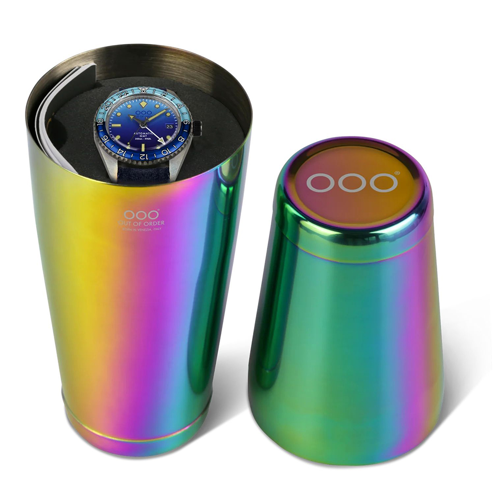 001-25BB Shaker Automatic GMT zegarek męski klasyczny szafirowe - miniatura 8
