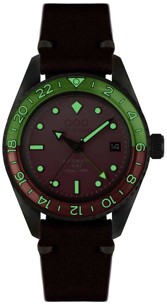 001-25COS Shaker Automatic GMT zegarek męski klasyczny szafirowe - miniatura 2