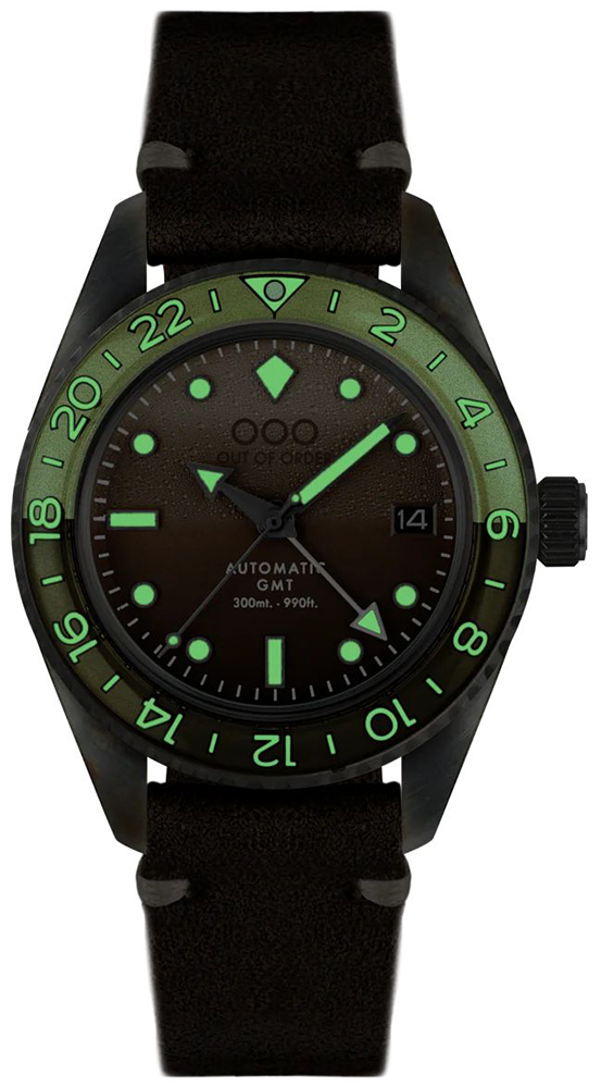 001-25IC zegarek męski klasyczny Shaker Automatic GMT pasek - miniatura 2