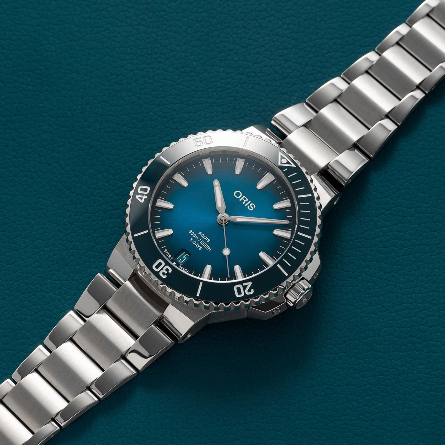 01 400 7790 4135-07 8 23 02PEB męski zegarek Aquis bransoleta - miniatura 3