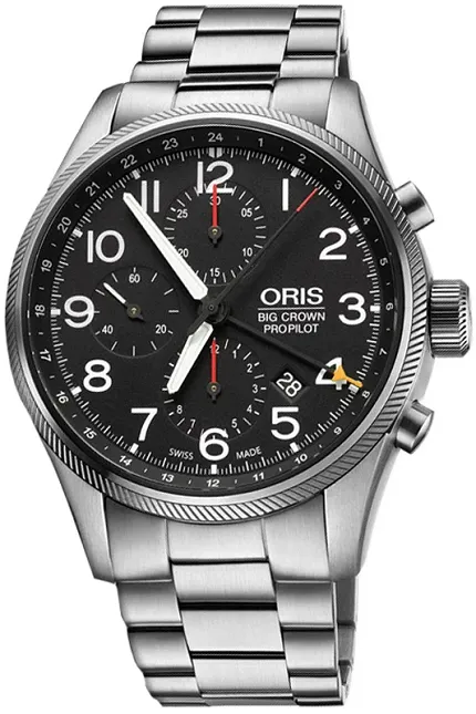 Oris 01 677 7699 4164-07 8 22 19 Big Crown ProPilot ORIS BIG CROWN PROPILOT CHRONOGRAPH GMT - zdjęcie 1