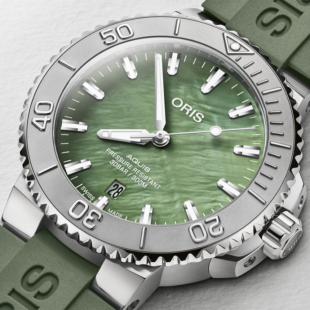 01 733 7766 4187-Set zegarek srebrny sportowy Aquis pasek - miniatura 6