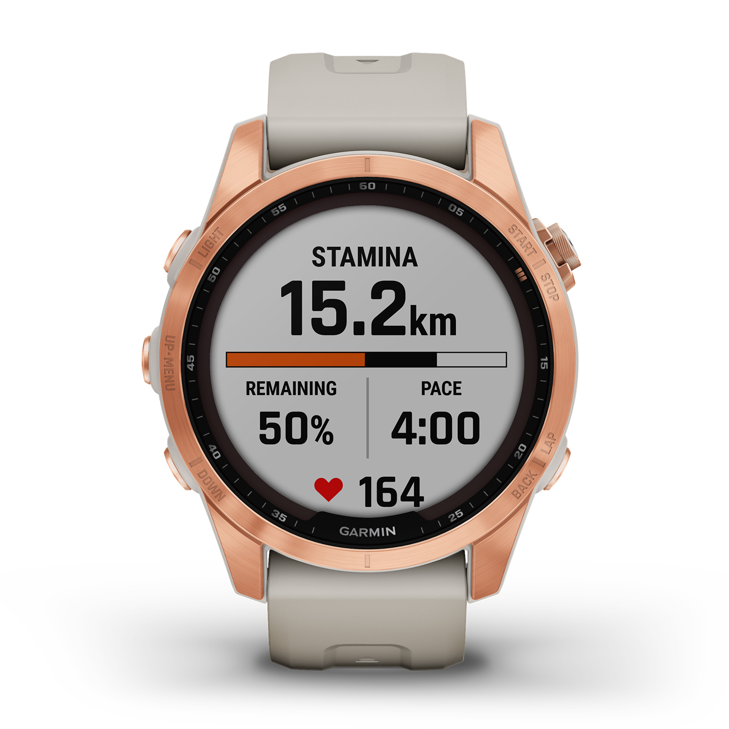 010-02539-11 Garmin Fenix sportowy zegarek biały - miniatura 6