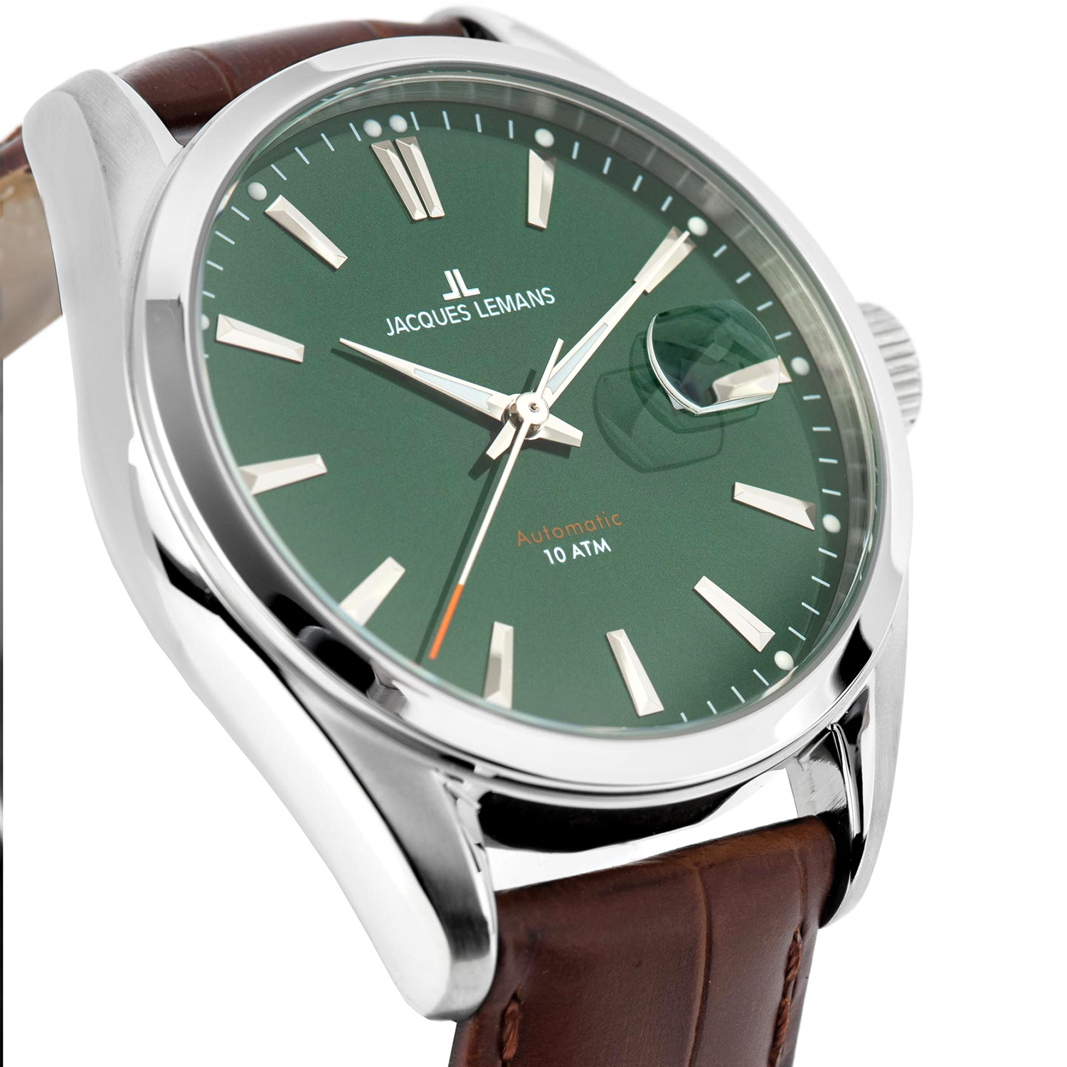 1-18461C zegarek srebrny klasyczny Automatic bransoleta - miniatura 3