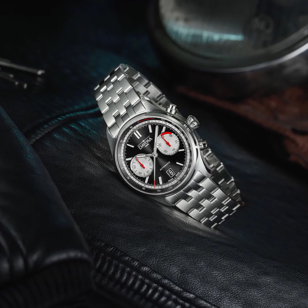 16153650 Pilot sportowy zegarek srebrny - miniatura 4