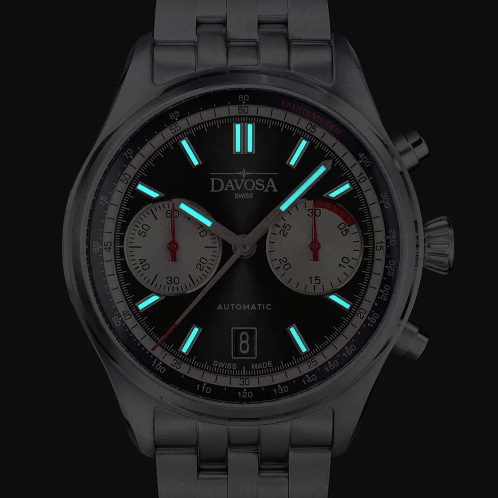 16153650 zegarek srebrny sportowy Pilot pasek - miniatura 2