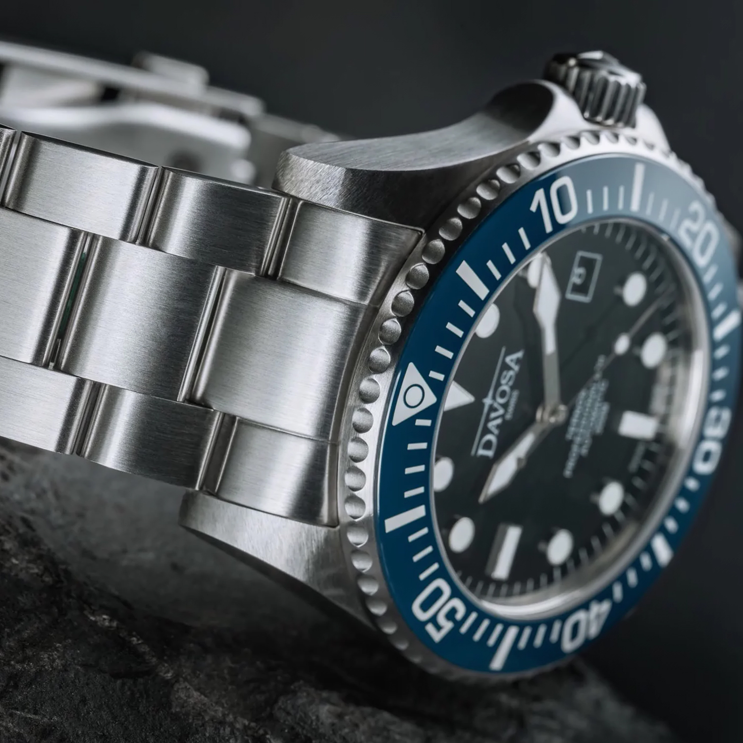 16153840 Diving klasyczny zegarek srebrny - miniatura 11