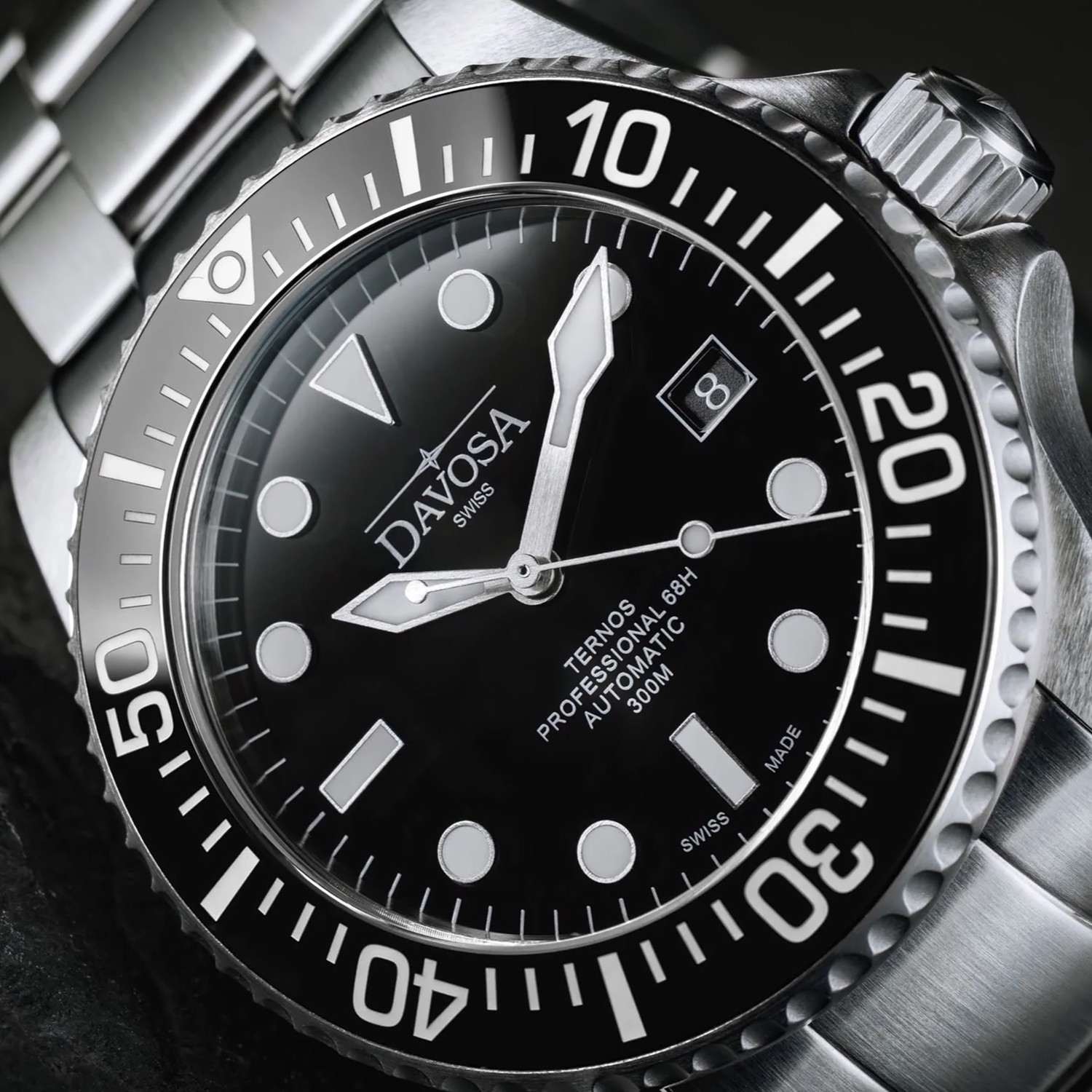 16153850 Diving zegarek męski klasyczny szafirowe - miniatura 4