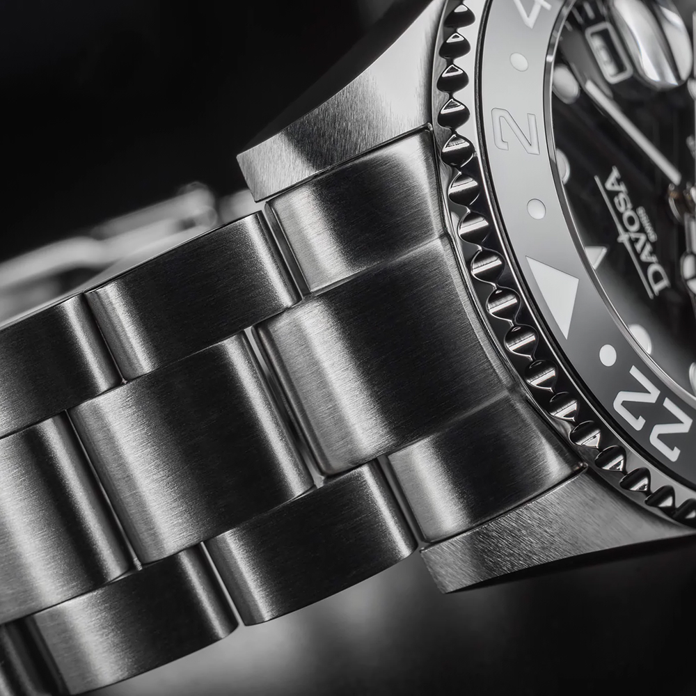 16159070 zegarek srebrny elegancki Diving bransoleta - miniatura 6