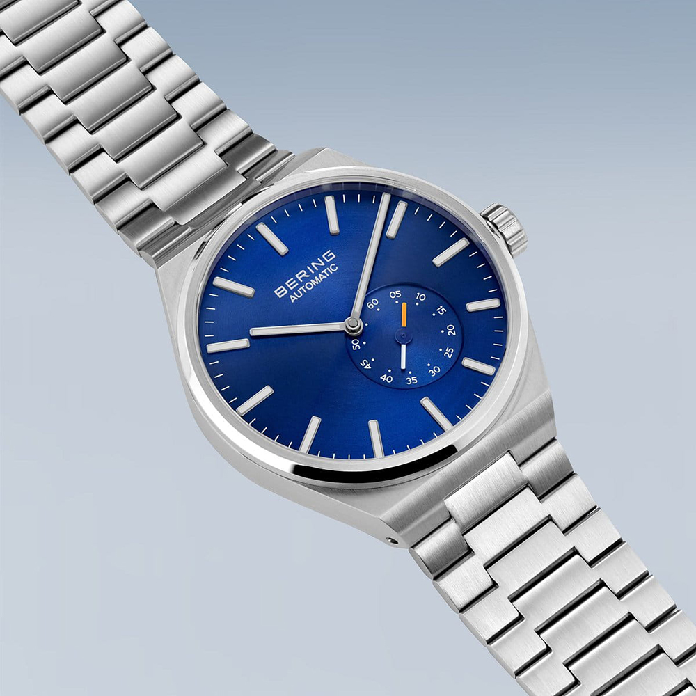 19441-707 zegarek srebrny klasyczny Automatic bransoleta - miniatura 5