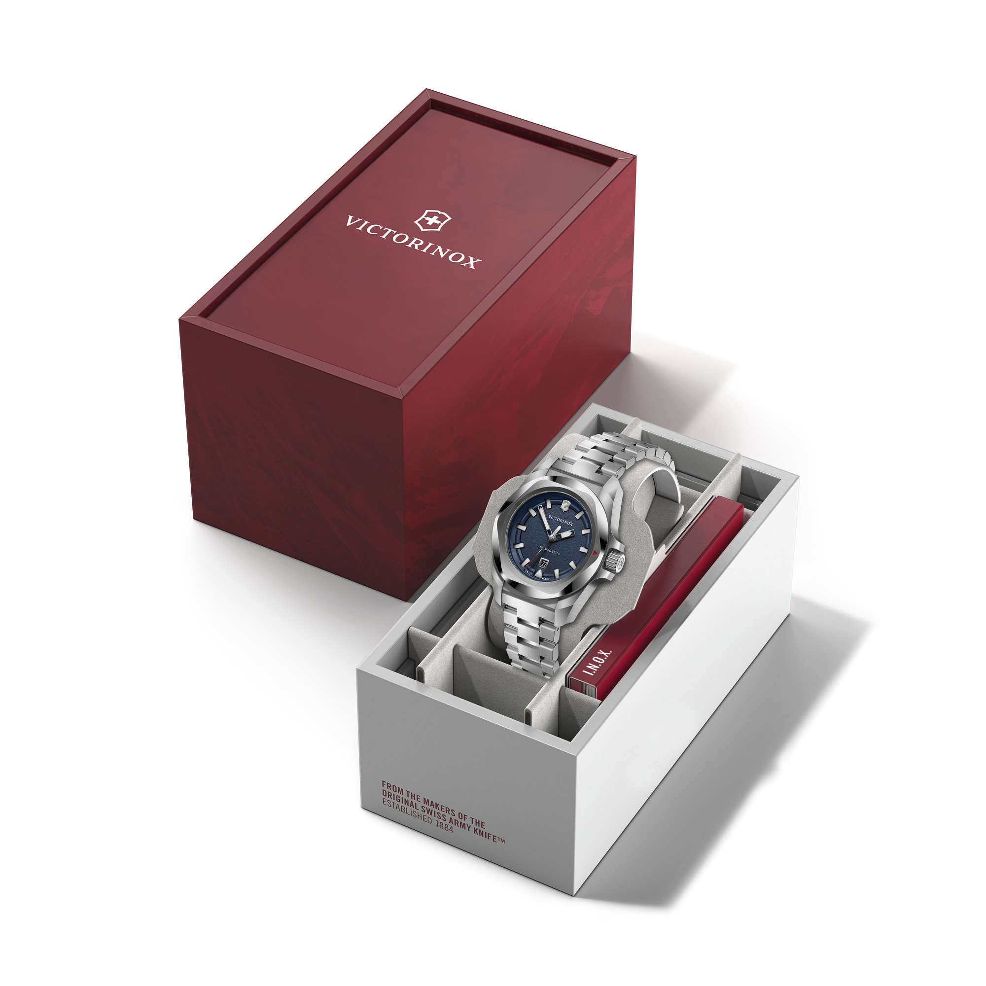 242038 INOX sportowy zegarek srebrny - miniatura 9