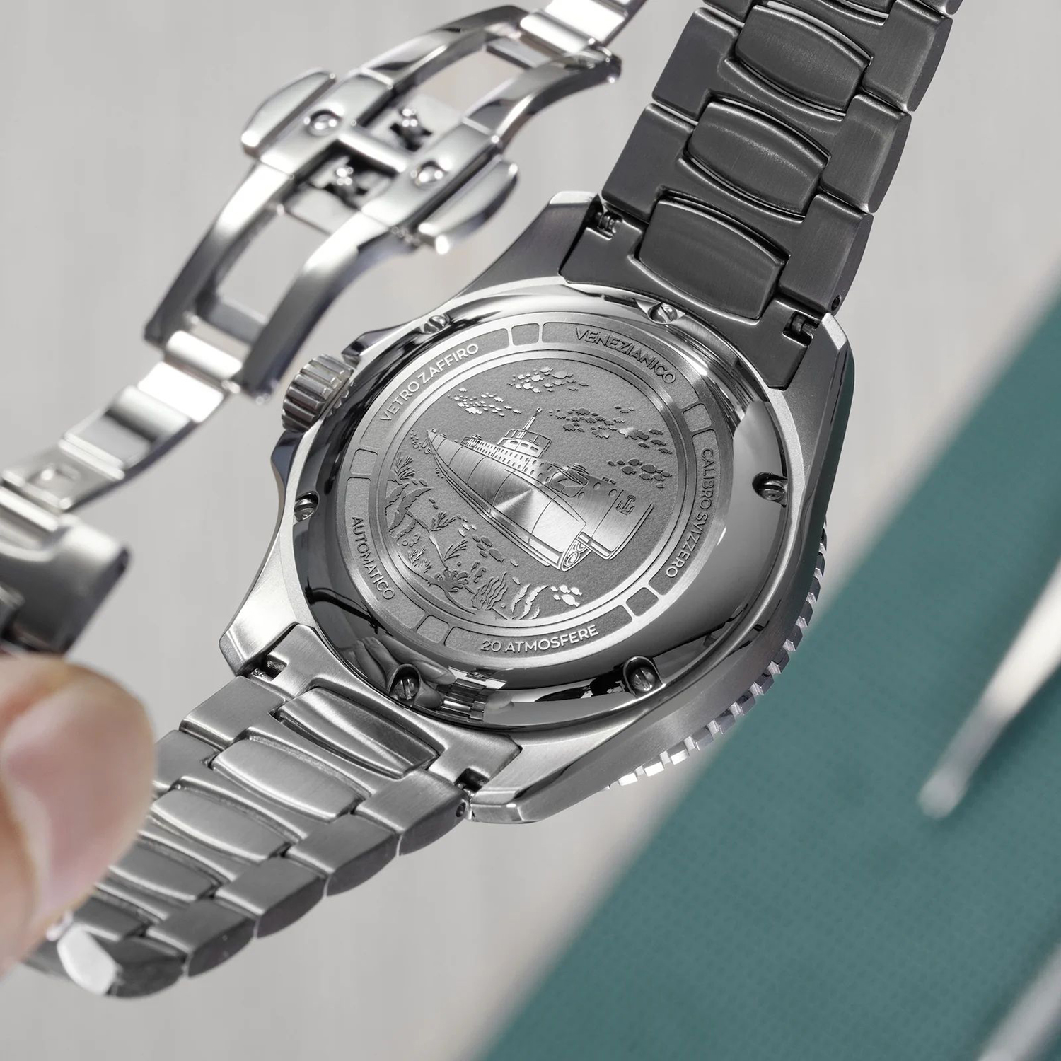 4521530C zegarek srebrny klasyczny Nereide Tungsteno bransoleta