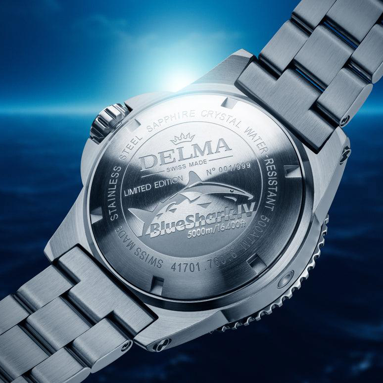 547017606044 męski zegarek Blue Shark IV bransoleta - miniatura 3