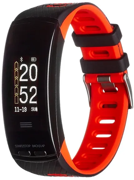 Garett 5903246280227 Smartbandy - Opaski sportowe Smartband Opaska Sportowa Garett FIT 23 GPS Czerwony - zdjęcie 1