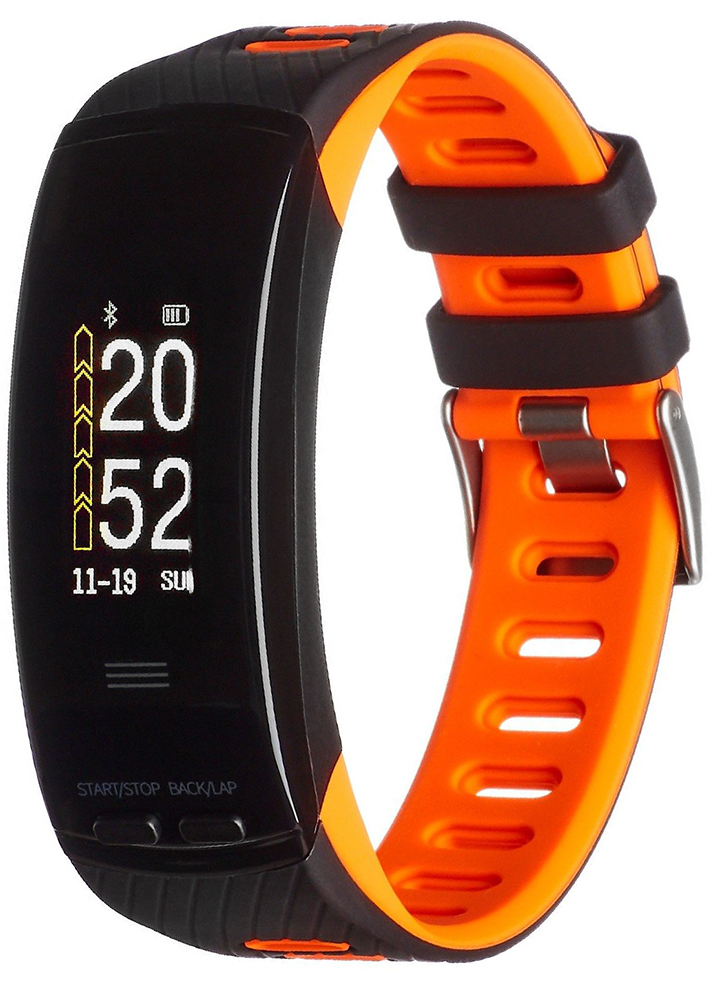 Garett Smartband Opaska Sportowa Garett Fit 23 GPS Pomarańczowy 5903246280258