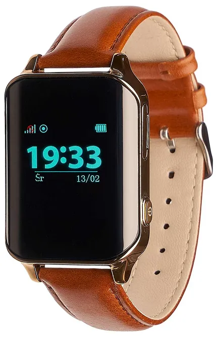 Garett 5903246281958 Męskie Smartwatch Garett GPS Classic Złoty - zdjęcie 1