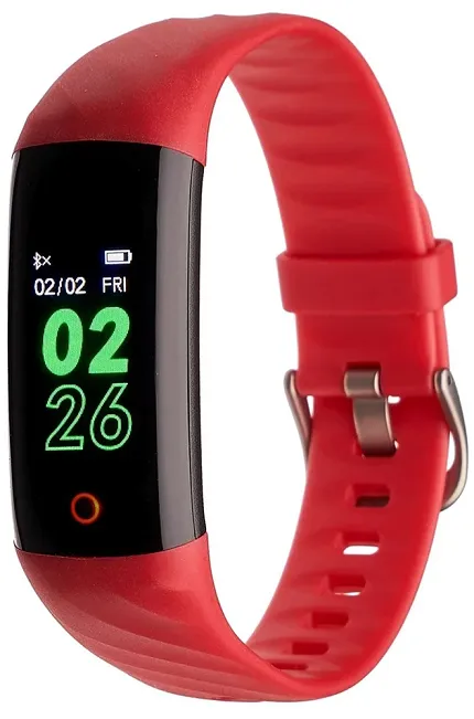Garett 5903246282160 Smartbandy - Opaski sportowe Smartband Opaska Sportowa Garett FIT 14 Czerwony