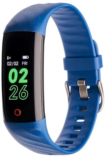 Garett 5903246282177 Smartbandy - Opaski sportowe Smartband Opaska Sportowa Garett Fit 14 Niebieski - zdjęcie 1