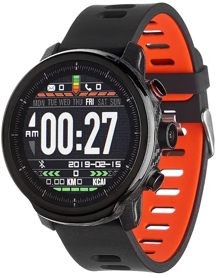 Garett 5903246282252 Męskie Smartwatch Garett Sport 29 Czerwony - zdjęcie 1