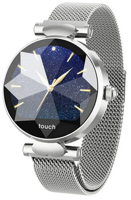 Garett 5903246282825 Damskie Smartwatch Garett Women Lisa srebrny stalowy