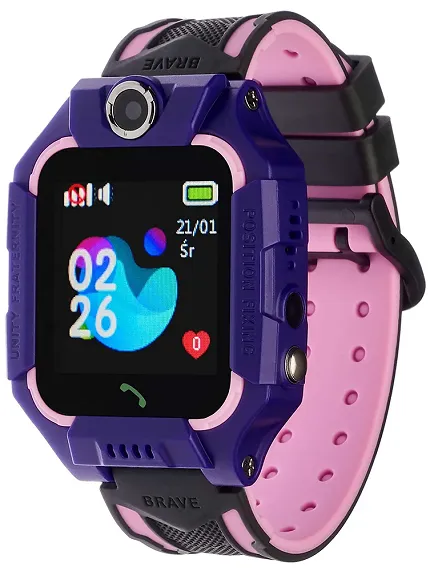 Garett 5903246284577 Dla dzieci Smartwatch Garett Kids Play Fioletowy