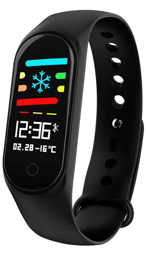 Garett Smartband Opaska Sportowa Garett Fit 7 Plus RT czarny 5903246286663