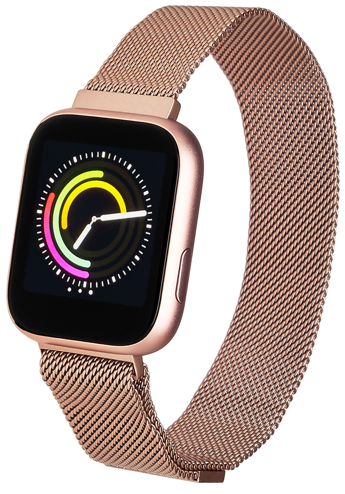Garett Smartwatch Garett Women Eva RT różowy stalowy  5903246287103