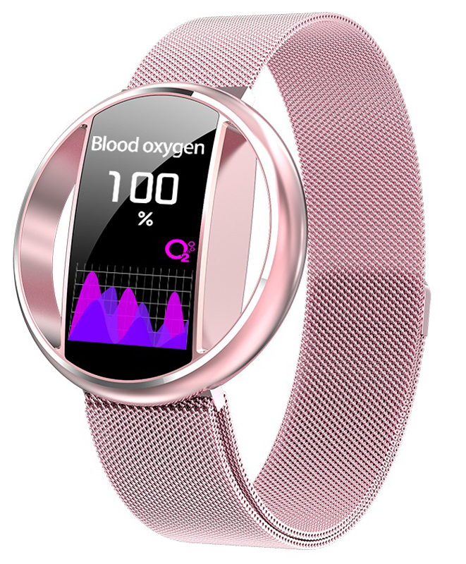 Garett Smartwatch Garett Women Nicole RT różowy stalowy 5903246287189