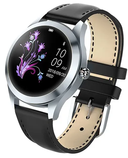 Garett 5903246287240 Damskie Smartwatch Garett Women Naomi RT czarny skórzany