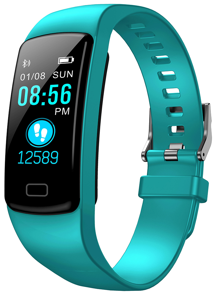 Garett Smartband Opaska Sportowa Garett Fit 16 Błękitny 5903246289237