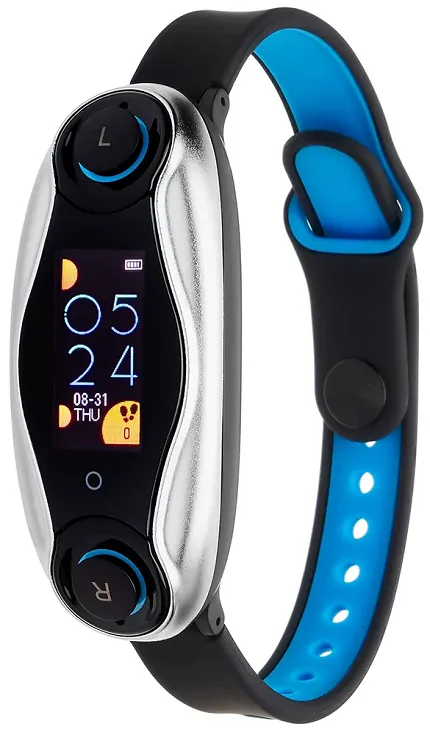 Garett 5903246289282 Smartbandy - Opaski sportowe Smartband Opaska Sportowa Garett Fit Audio + słuchawki