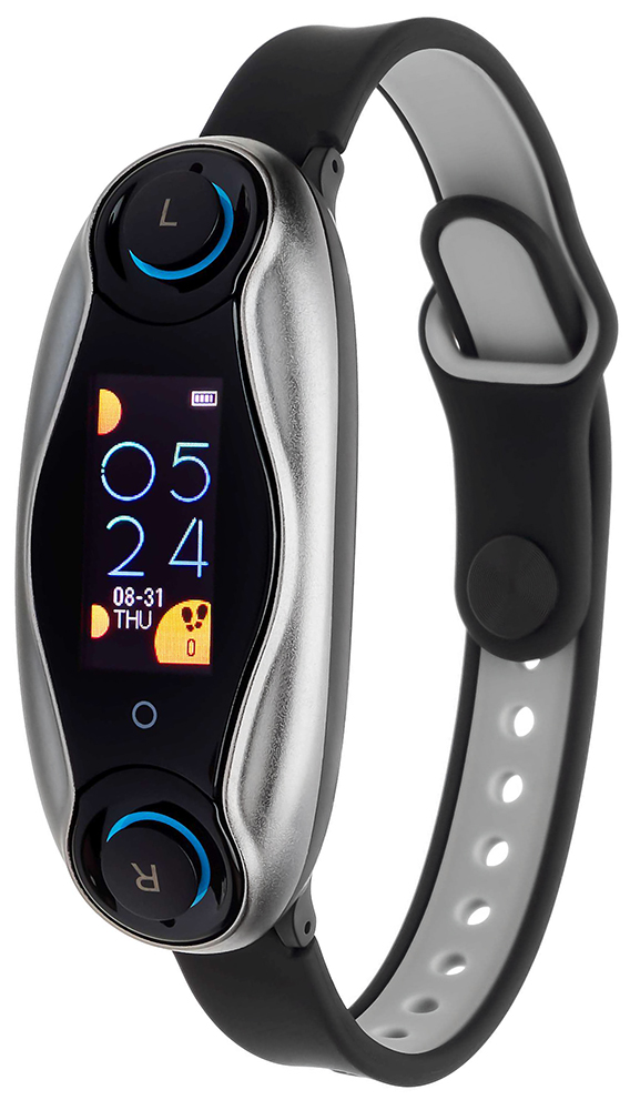 Garett 5903246289299 Smartbandy - Opaski sportowe Smartband Opaska Sportowa Garett Fit Audio + słuchawki