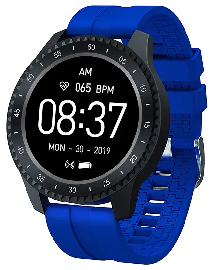Garett 5903246289343 Męskie Smartwatch Garett Sport 12 RT Niebieski - zdjęcie 1