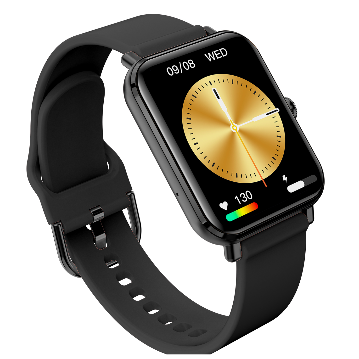 5904238484791 zegarek różowe złoto sportowy Smartwatch pasek