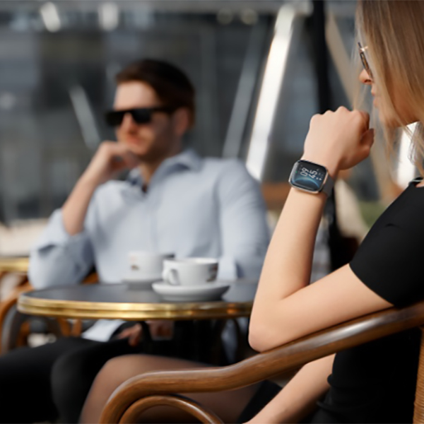 5904238484852 Smartwatch zegarek męski sportowy z tworzywa sztucznego