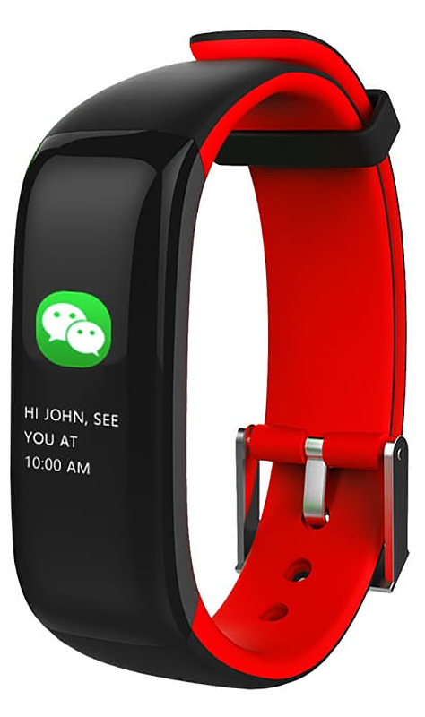Garett Smartband Opaska Sportowa Garett FIT 11 Czerwony 5906874848821