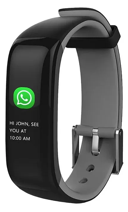 Garett 5906874848852 Smartbandy - Opaski sportowe Smartband Opaska Sportowa Garett Fit 11 Szary - zdjęcie 1