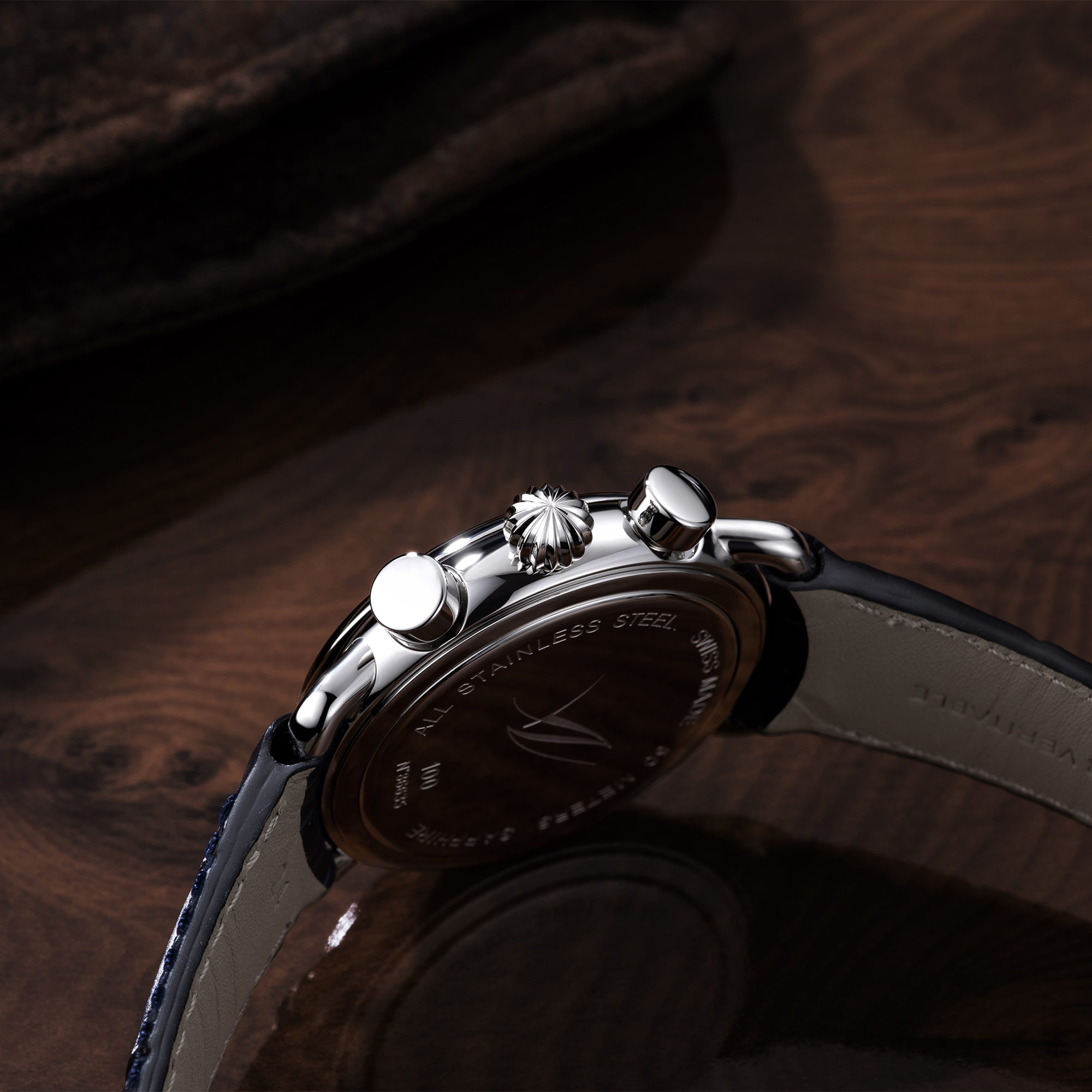 78100-AA03 zegarek różowe złoto elegancki 1942 pasek - miniatura 3