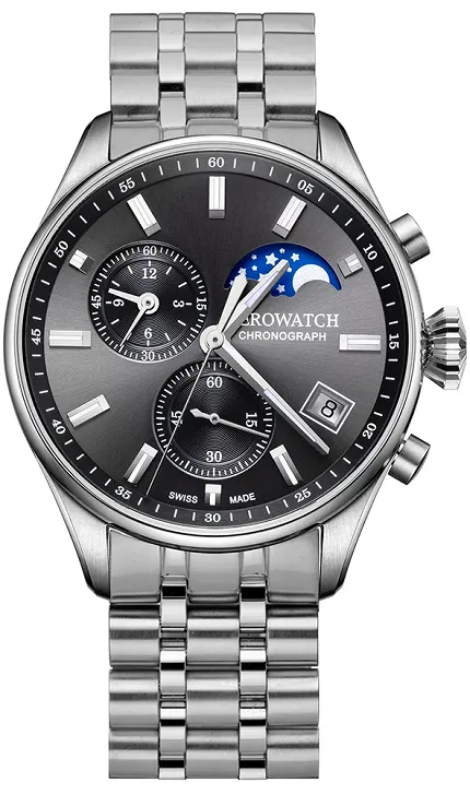 Aerowatch 78990-AA01-M Les Grandes Classiques LES GRANDES CLASSIQUES CHRONOGRAPH - zdjęcie 1