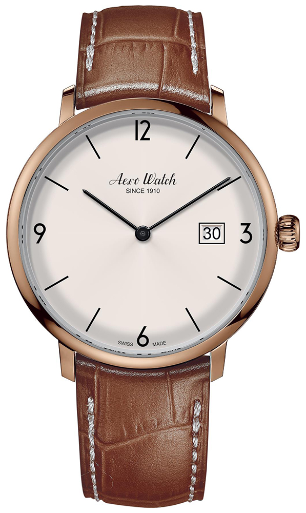 Aerowatch HERITAGE SLIM QUARTZ A-21976-RO08
