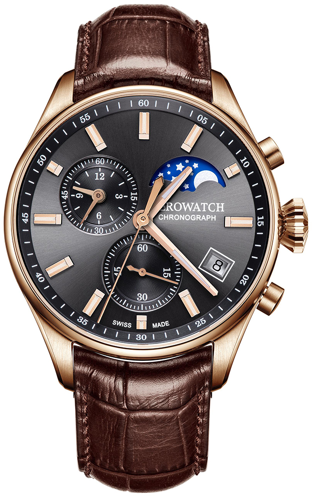 Aerowatch LES GRANDES CLASSIQUES CHRONOGRAPH A-78990-RO02
