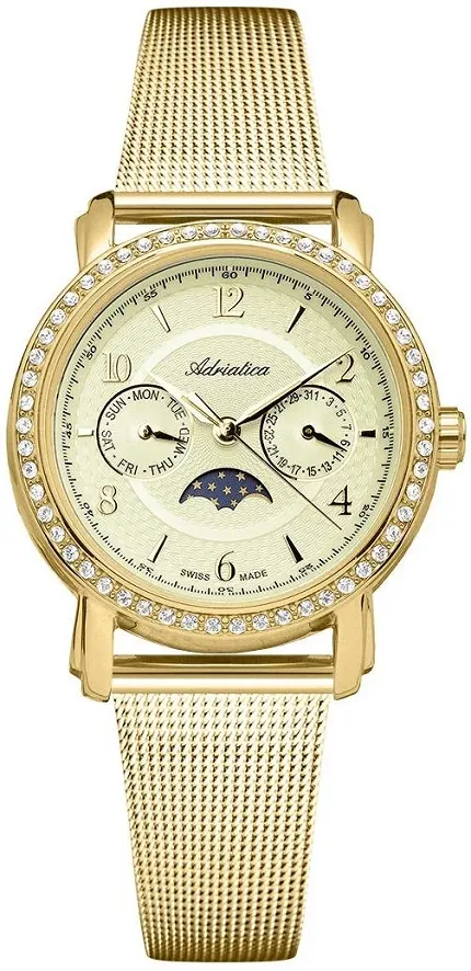 Adriatica A3678.1151QFZ Bransoleta Moonphase - zdjęcie 1